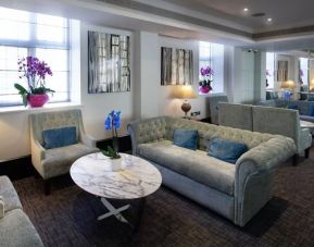 Comfortable lobby lounge at The Wellington by Blue Orchid Hotel (FKA The Rochester).