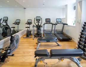 Fully equipped fitness center at The Wellington by Blue Orchid Hotel (FKA The Rochester).