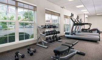 Fitness center available at Residence Inn By Marriott Provo.