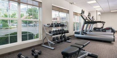 Fitness center available at Residence Inn By Marriott Provo.