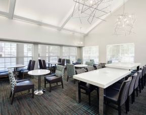 Dining area perfect for coworking at Residence Inn By Marriott Provo.