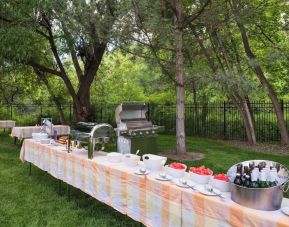 Grill and picnic area at Residence Inn By Marriott Provo.