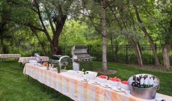 Grill and picnic area at Residence Inn By Marriott Provo.