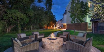 Firepit at Residence Inn By Marriott Provo.