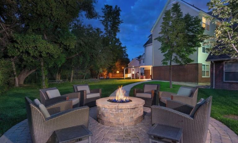 Firepit at Residence Inn By Marriott Provo.