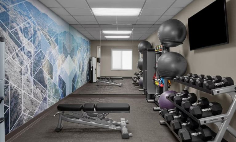 Fitness center available at Residence Inn Santa Clarita.