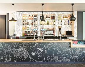 On-site bar at Hotel IBIS Birmingham Airport.