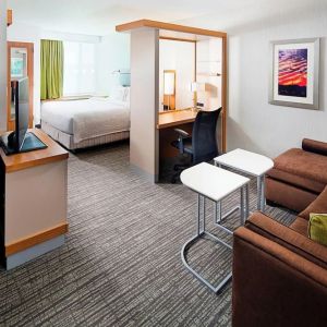 Day use room with living area at Springhill Suites Carle Place.
