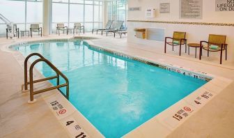 Refreshing indoor pool at Springhill Suites Carle Place.