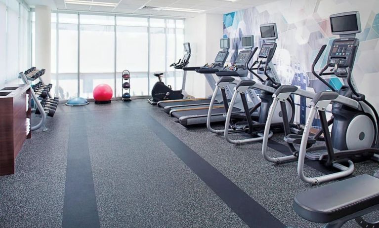 Fitness center available at Springhill Suites Carle Place.