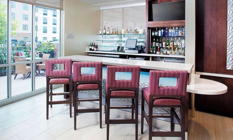 Hotel bar at Springhill Suites Carle Place.