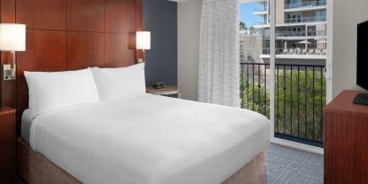 Day use room with balcony at Residence Inn By Marriott San Diego Downtown.