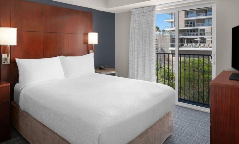 Day use room with balcony at Residence Inn By Marriott San Diego Downtown.