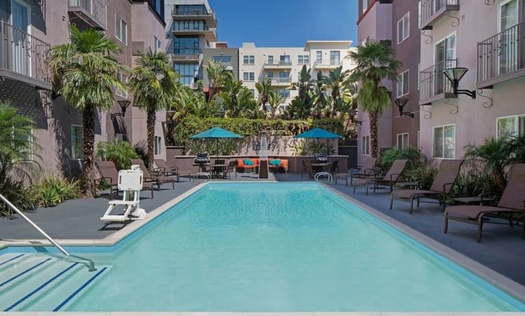 Refreshing outdoor pool at Residence Inn By Marriott San Diego Downtown.