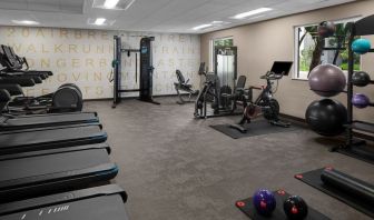 Fitness center at Residence Inn By Marriott San Diego Downtown.