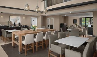 Dining area perfect for coworking at Residence Inn By Marriott San Diego Downtown.