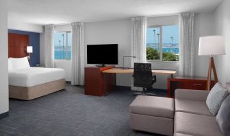 Day use room with living area at Residence Inn By Marriott San Diego Downtown.