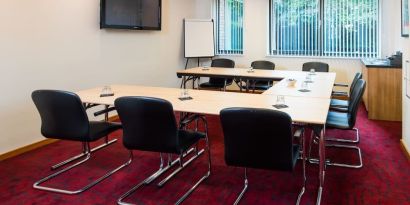 Professional meeting room at ibis Styles Birmingham NEC.