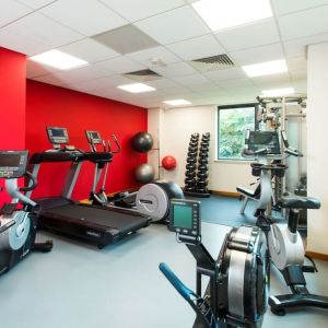 Fully equipped fitness center at ibis Styles Birmingham NEC.