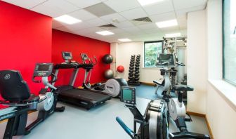 Fully equipped fitness center at ibis Styles Birmingham NEC.