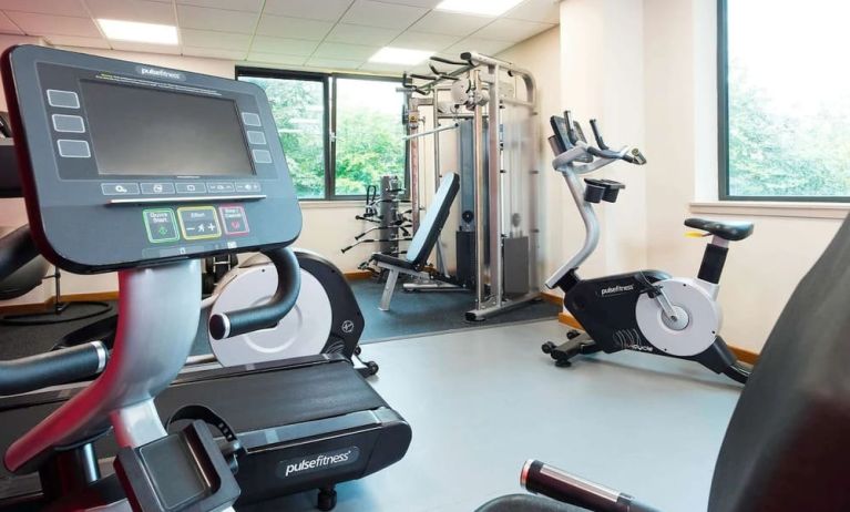 Hotel gym at ibis Styles Birmingham NEC.