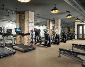 Fitness center available at Union Station Hotel Nashville.