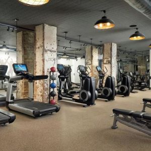 Fitness center available at Union Station Hotel Nashville.