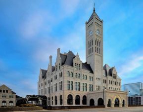 Hotel exterior at Union Station Hotel Nashville.