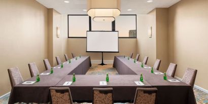 Professional meeting room at The Westin Crystal City Reagan National Airport.