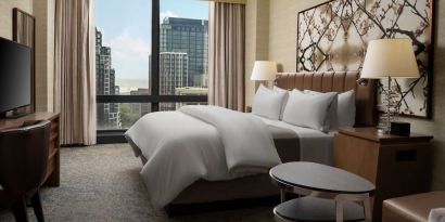 Day use room with natural light at The Westin Crystal City Reagan National Airport.