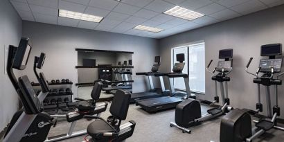 Fitness center at Courtyard By Marriott Boise West/Meridian.