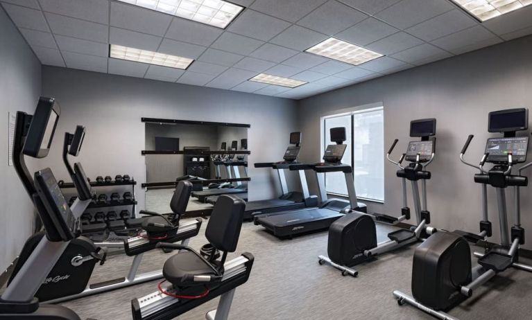 Fitness center at Courtyard By Marriott Boise West/Meridian.