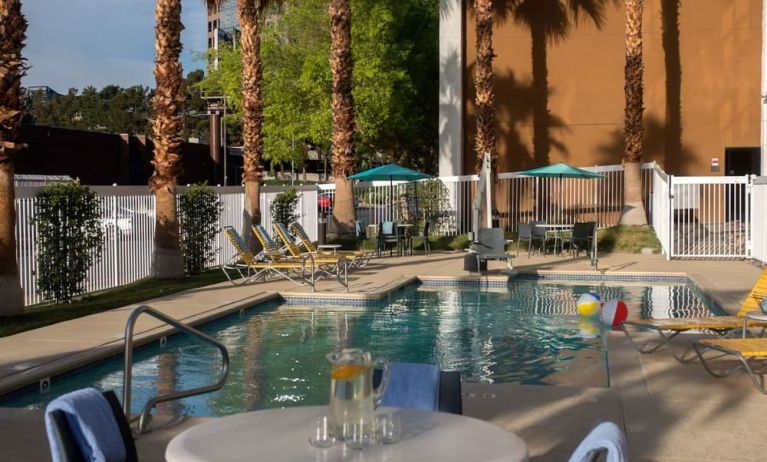 Refreshing outdoor pool at Fairfield Inn By Marriott Las Vegas Convention Center.
