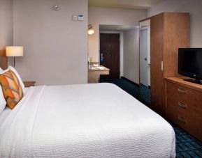 Day use room amenities at Fairfield Inn By Marriott Las Vegas Convention Center.
