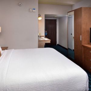 Day use room amenities at Fairfield Inn By Marriott Las Vegas Convention Center.
