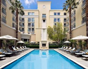 Refreshing outdoor pool at Hyatt Regency Valencia.