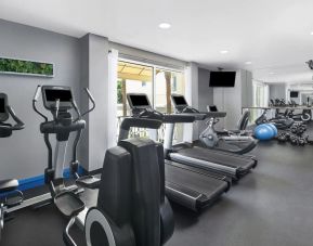 Fitness center at Hyatt Regency Valencia.