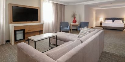 Day use room with living area at Hyatt Regency Valencia.