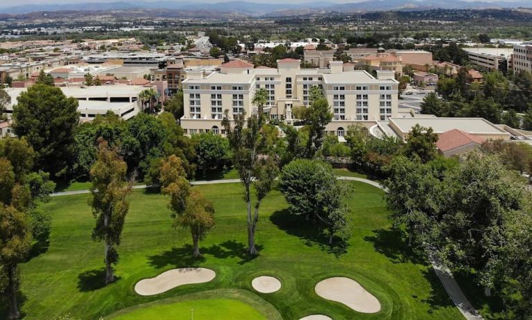 Golf course at Hyatt Regency Valencia.