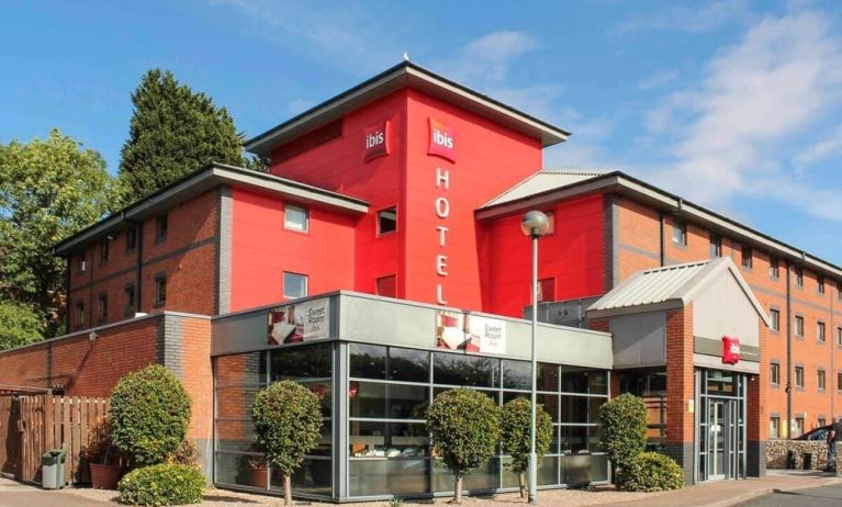 Hotel exterior at Ibis Birmingham Bordesley.