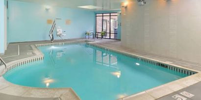 Refreshing indoor pool at SpringHill Suites By Marriott Irvine John Wayne Airport/Orange County.