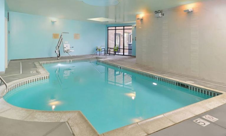 Refreshing indoor pool at SpringHill Suites By Marriott Irvine John Wayne Airport/Orange County.