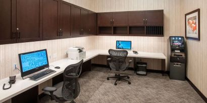 Business center available at Hilton Garden Inn Burbank Downtown.