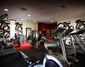 Fully equipped fitness center at Alexander House Hotel And Utopia Spa Hotel.