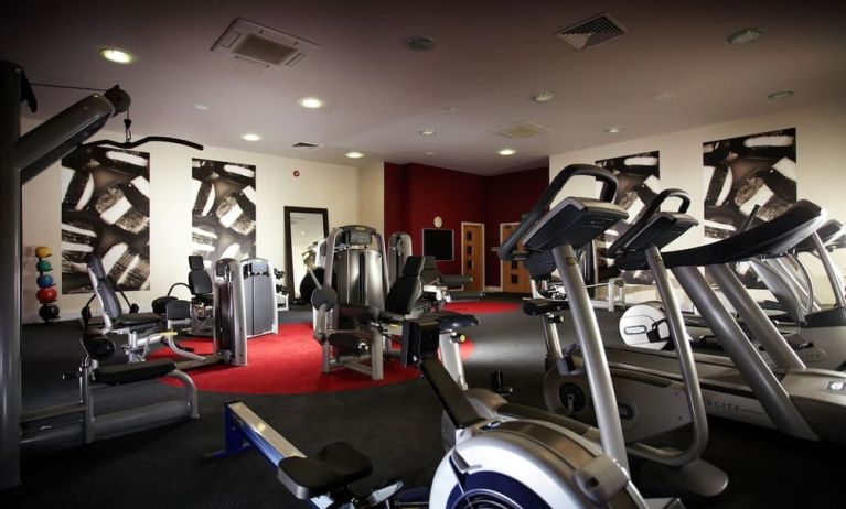 Fully equipped fitness center at Alexander House Hotel And Utopia Spa Hotel.