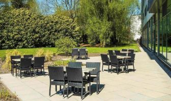 Outdoor seating at Ibis Styles Crewe.