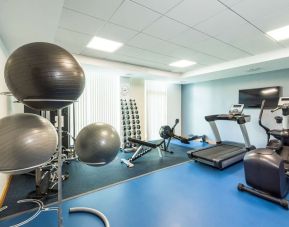 Fully equipped fitness center at Ibis Styles Crewe.