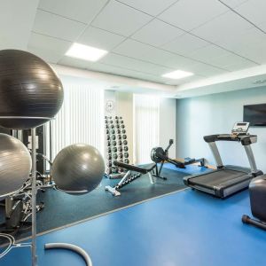 Fully equipped fitness center at Ibis Styles Crewe.