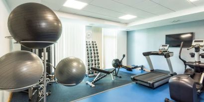 Fully equipped fitness center at Ibis Styles Crewe.