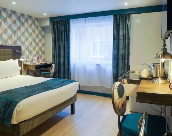 Bright and spacious day use room with work desk at Aparthotel Best Western Plus London Croydon.